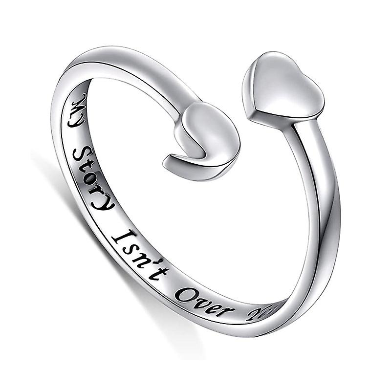 STERLING SILVER LOVE BAND RING WITH 925 HALLMARK