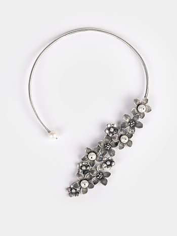 Jen W Necklace in 925 Silver