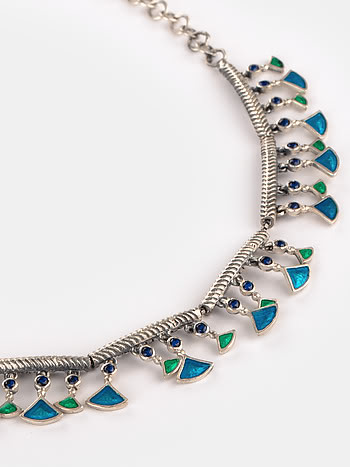 Oxidised Owning My Chaotic Order Necklace