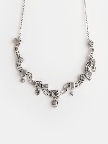 Anne Shirley Necklace in 925 Oxidised Silver
