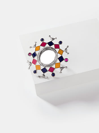 Bavaliyo Pattern Ring in 925 Silver