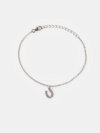 A Streak of Luck Horseshoe Bracelet in 925 Silver