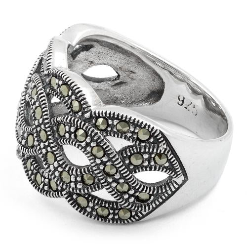 STERLING SILVER KALI DESIGN RING 925 HALLMARK