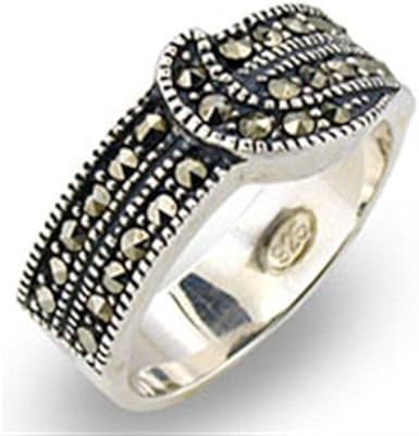 STERLING SILVER GREEN STONES FULLOVER RING 925 HALLMARK