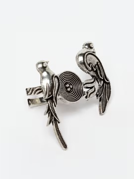 SILVER PART OF COUPLE RING WITH 925 HALLMARK