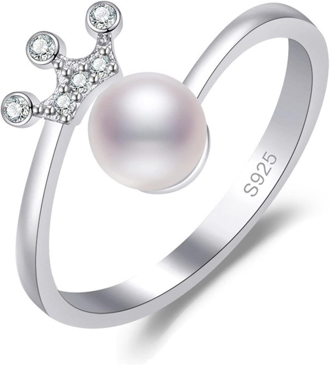 ROYAL DESIGN SILVER RING WITH 925 HALLMARK