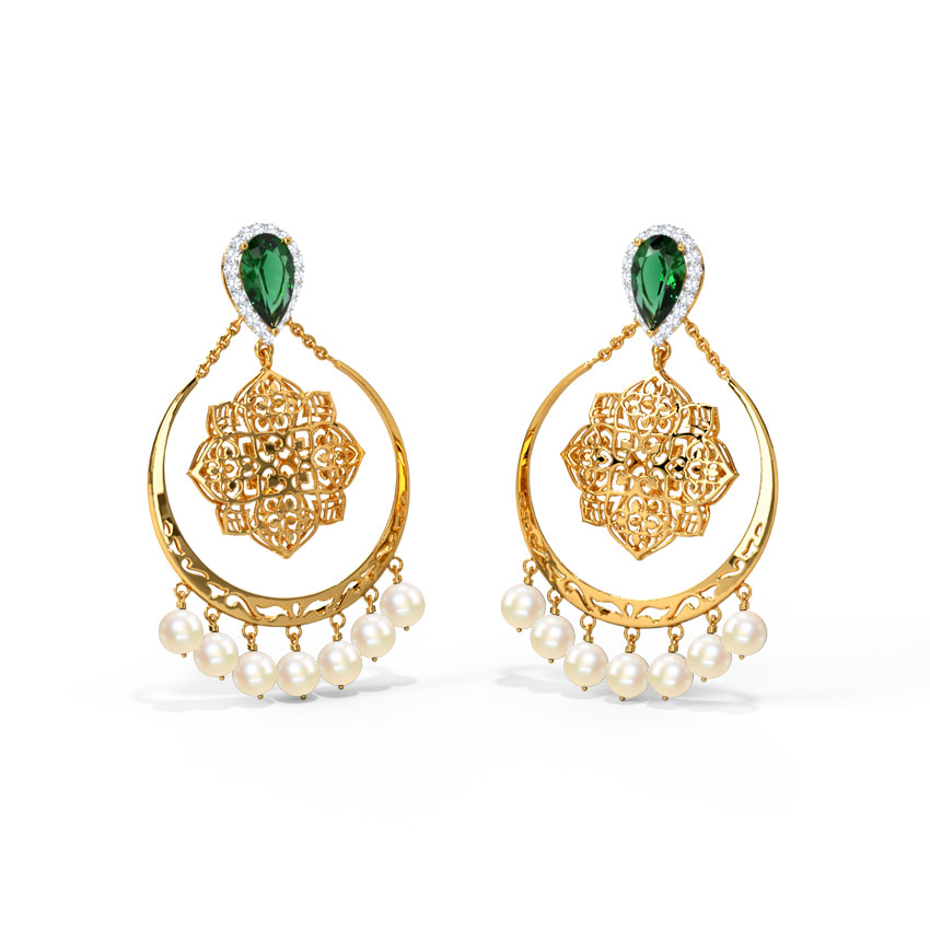 Ida Swing Gemstone Chand Bali