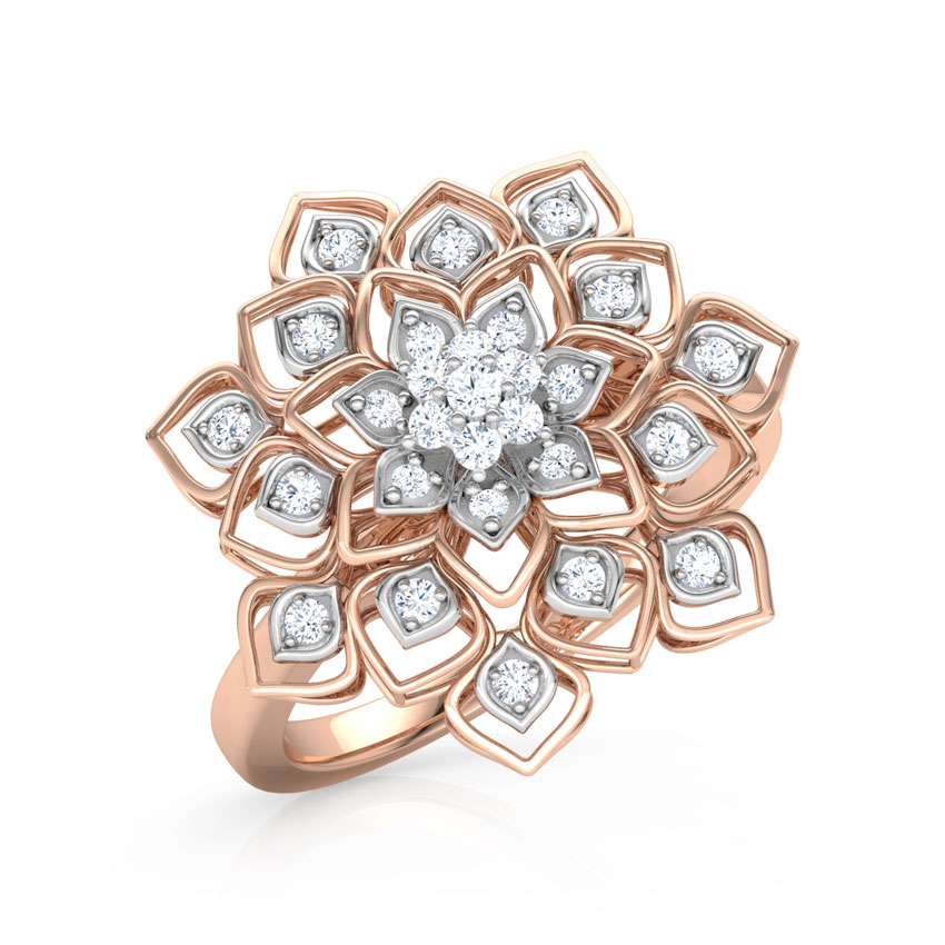 Lillian Rose Marry Polished Silver Ring