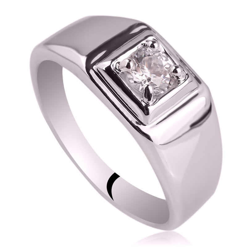 PURPLE SHINING SILVER RINGS WITH 925 HALLMARK