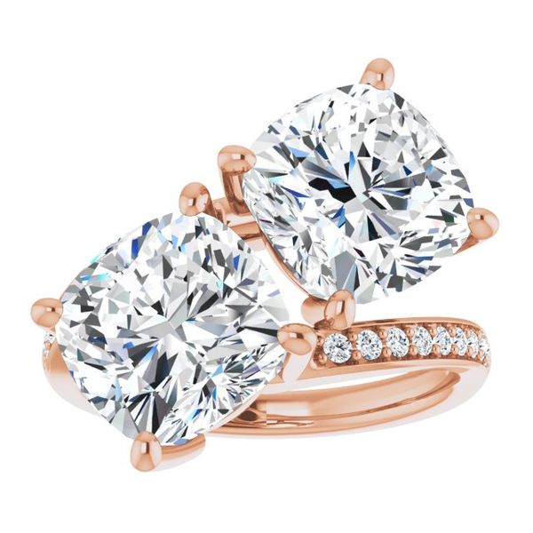 ROSE COLOUR SILVER RING WITH 925 HALMARK