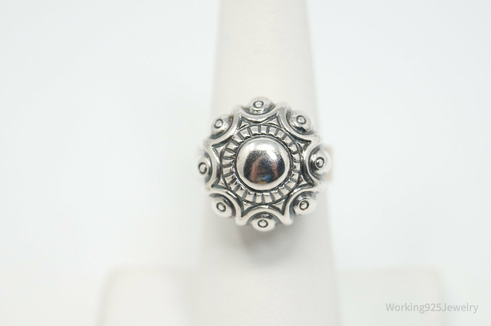 SILVER SELF RING WITH  925 HALLMARK