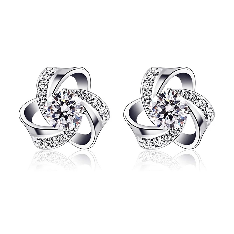 Silver Shoppee Sterling Silver Earrings For Baby Girls, Girls And Women