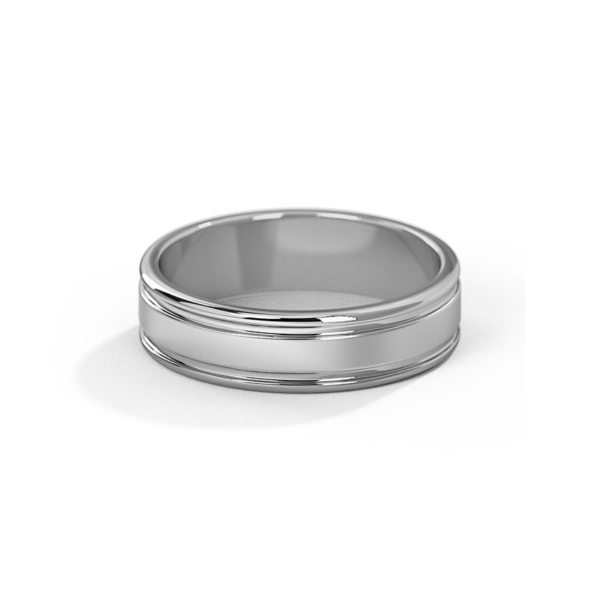 Napoleon Silver Band for Men